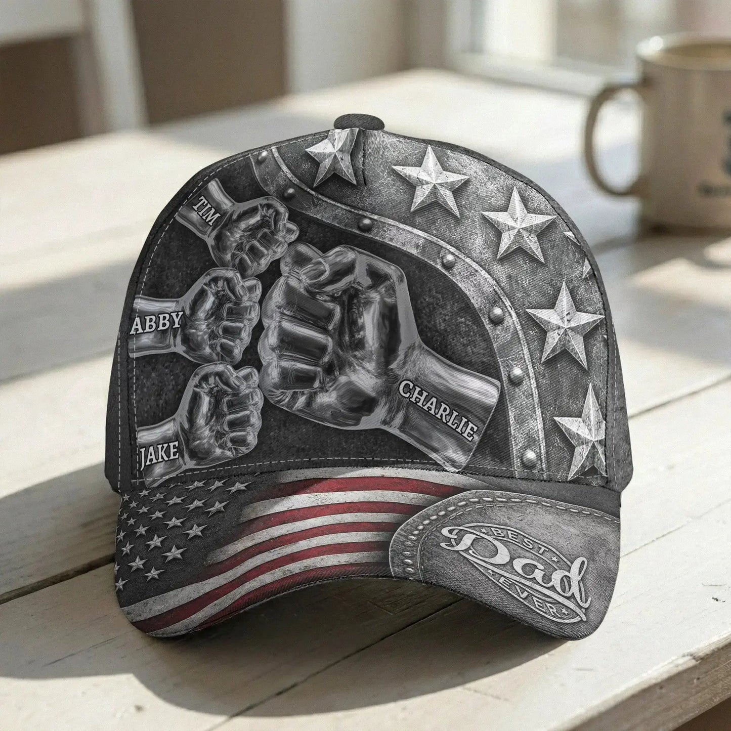 Personalized Printed Baseball Cap | Custom Photo, Logo or Design Adjustable Hat by TED