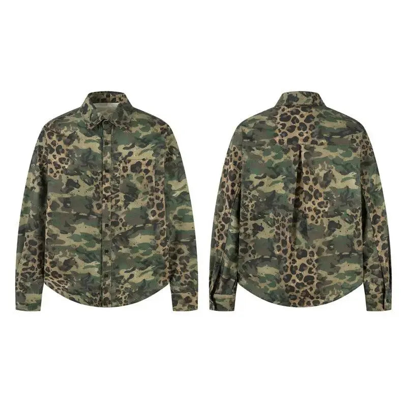 Camouflage Denim Jacket for Men by eprolo