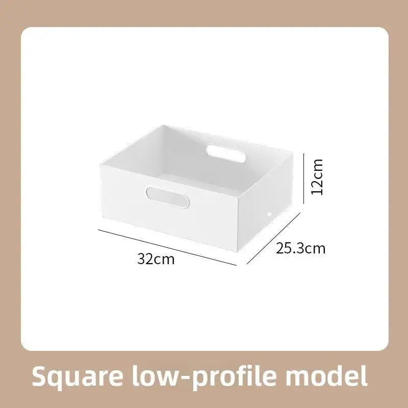 Stackable Plastic Storage Box with Lid | 12L Modular Home Organizer by TED