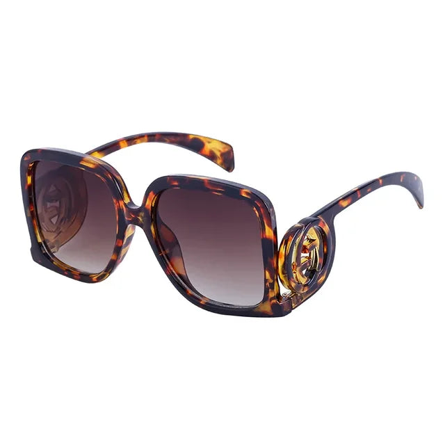 Stylish Oversized Square Sunglasses for Trendy Women - Cherished Harbor Gifts