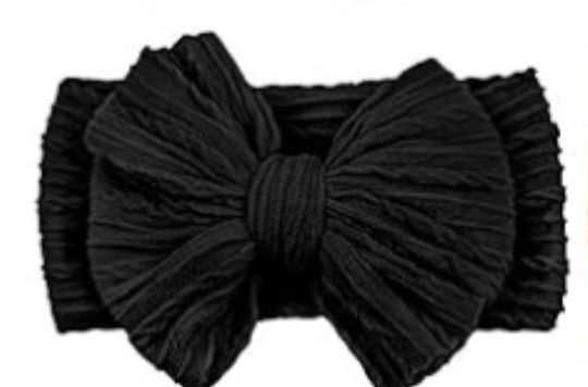 Handmade Baby Girl Headband with Braided Bow Design - Cherished Harbor Gifts