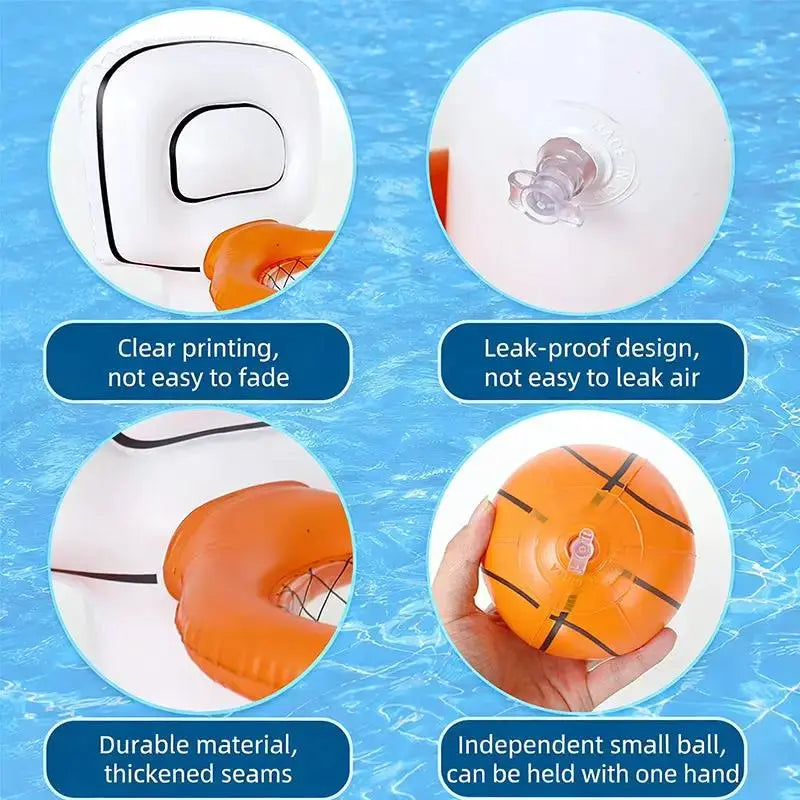 Inflatable Pool Basketball Hoop for Kids | Summer Water Game by EPR