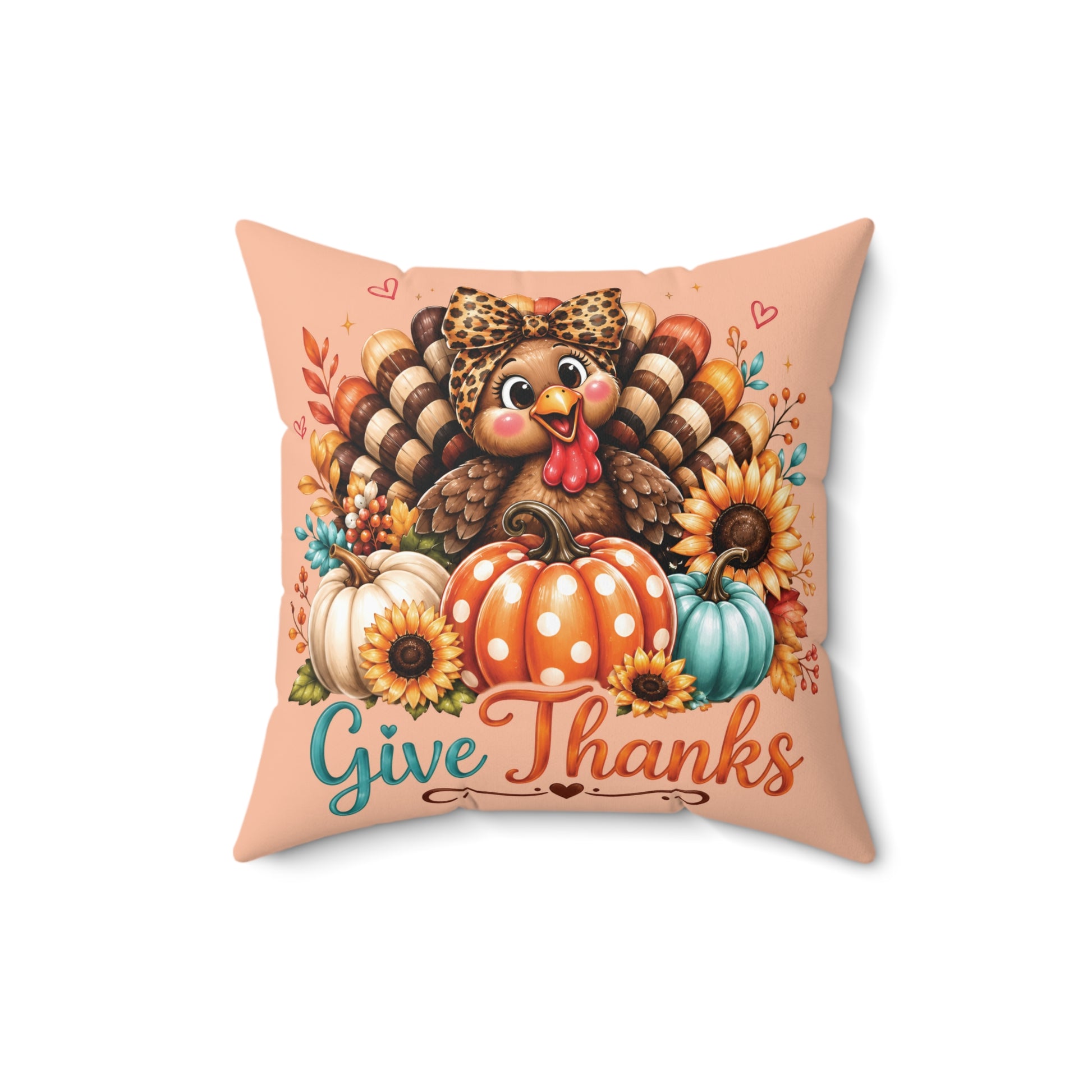 Thanksgiving Throw Pillow for Cozy Fall Home Decor - Cherished Harbor Gifts