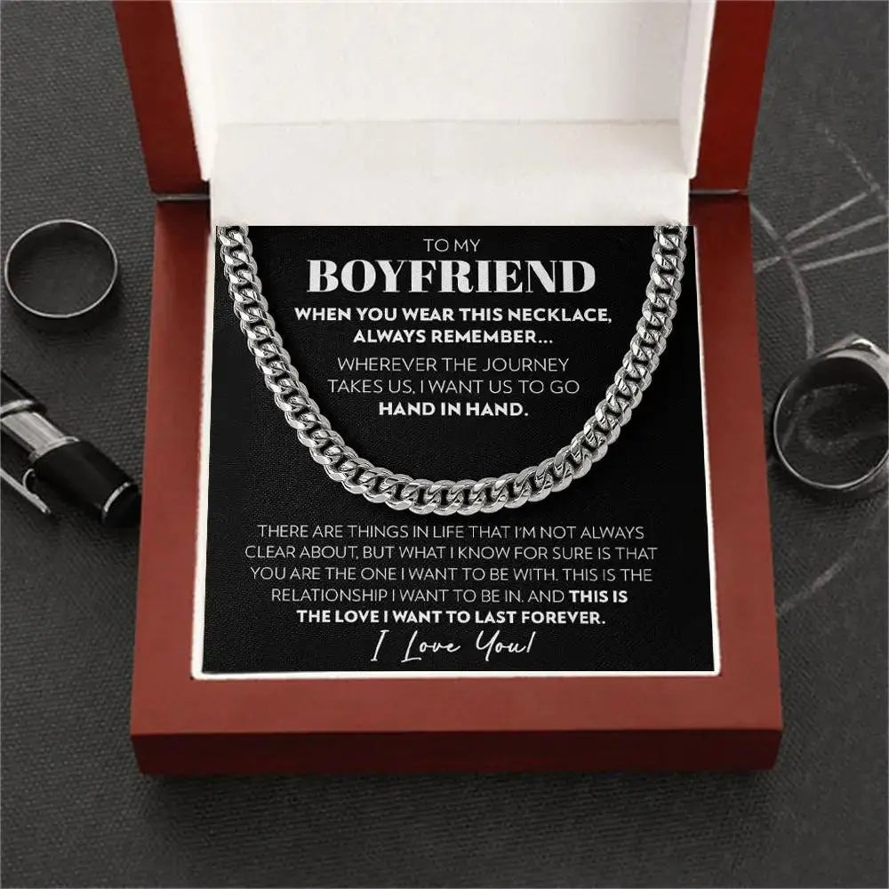 Men's Chain Necklace - 7mm Stainless Steel 23.6" Length by EPR