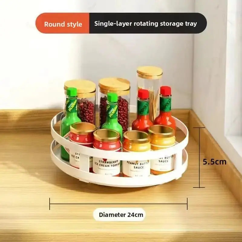 360 Rotating Condiment Rack | 1-3 Tier Kitchen Counter Organizer by TED