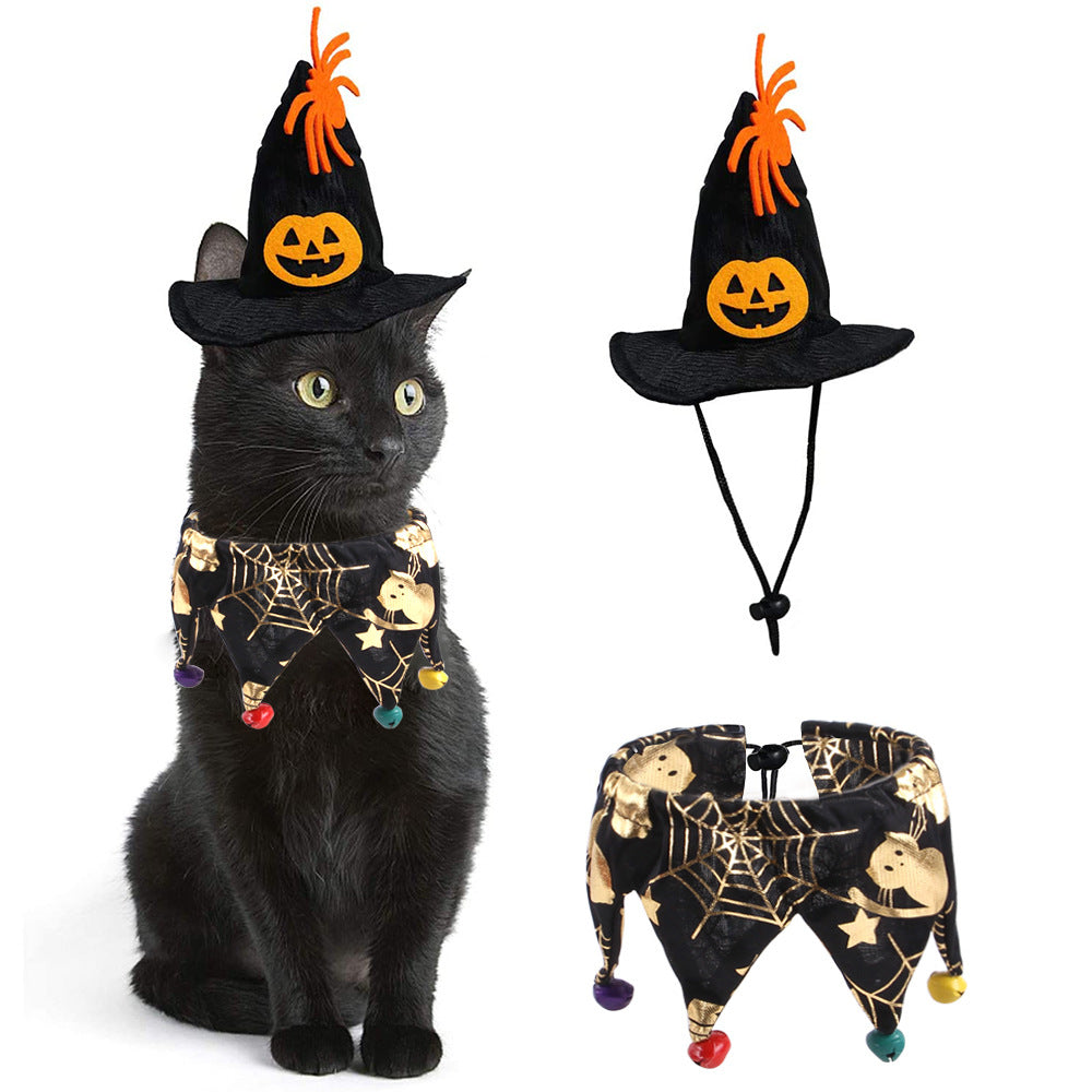 Cat Halloween Costume Set Hat & Scarf Set - Cherished Harbor Gifts