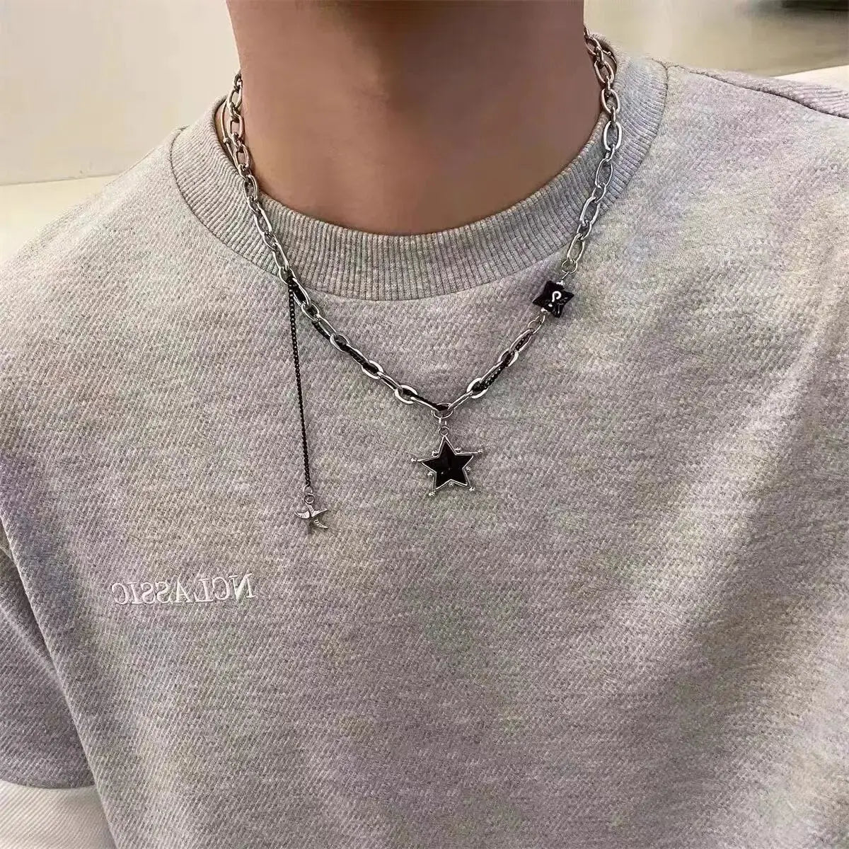 Stylish Unisex Hip-Hop Necklace for Trendy Layered Looks by TED
