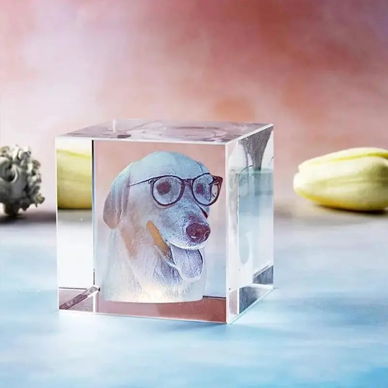 Personalized 3D Pet Keepsake – Custom Laser Engraved Gift by EPR