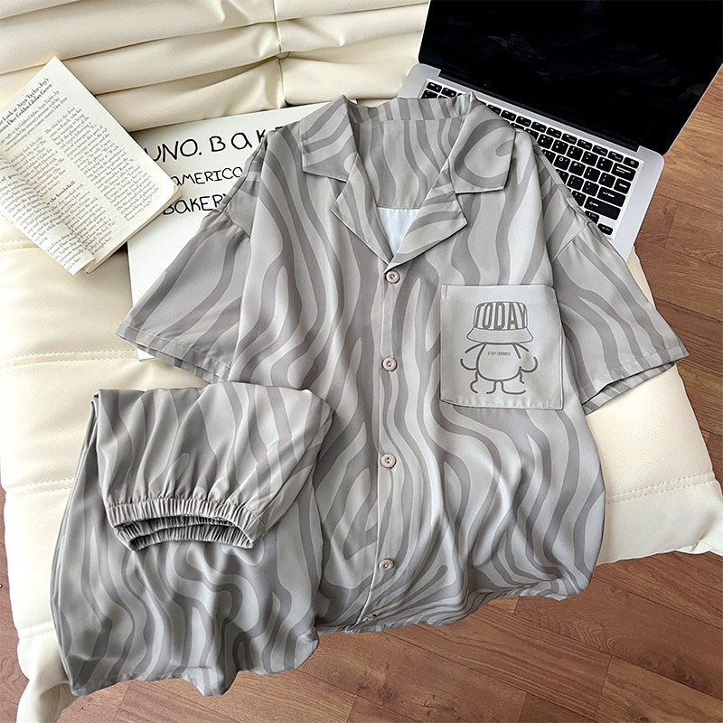 Lightweight Men's Pajamas Set for Comfortable Sleepwear - Cherished Harbor Gifts