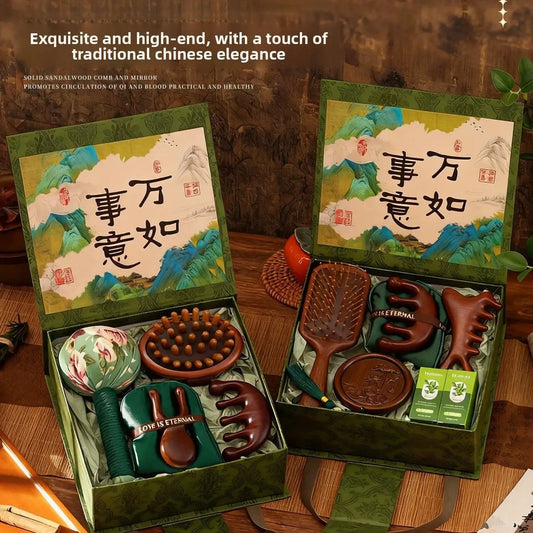 Oriental Beech Wood Wellness Gift Set for Relaxation by TED