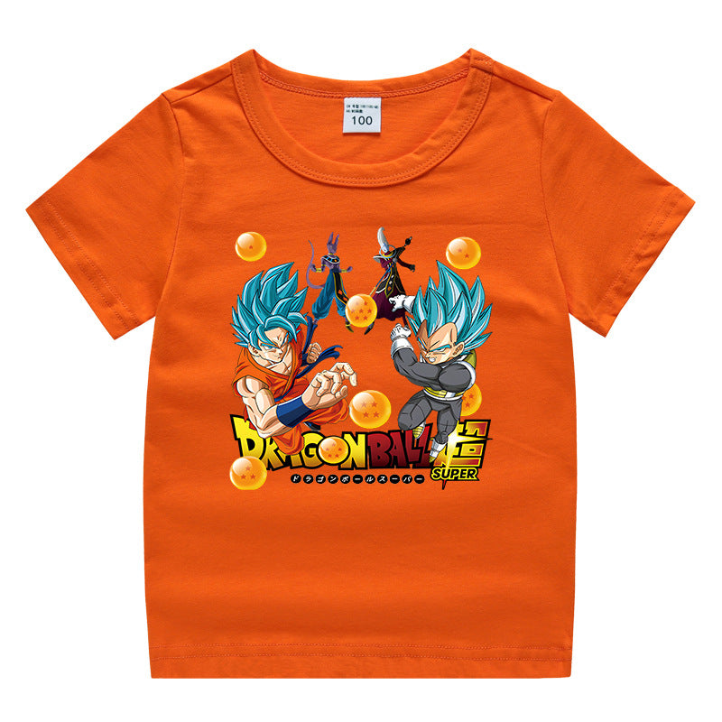 Unisex Kids Graphic Tee - Cartoon Animal Summer T-Shirt - Cherished Harbor Gifts