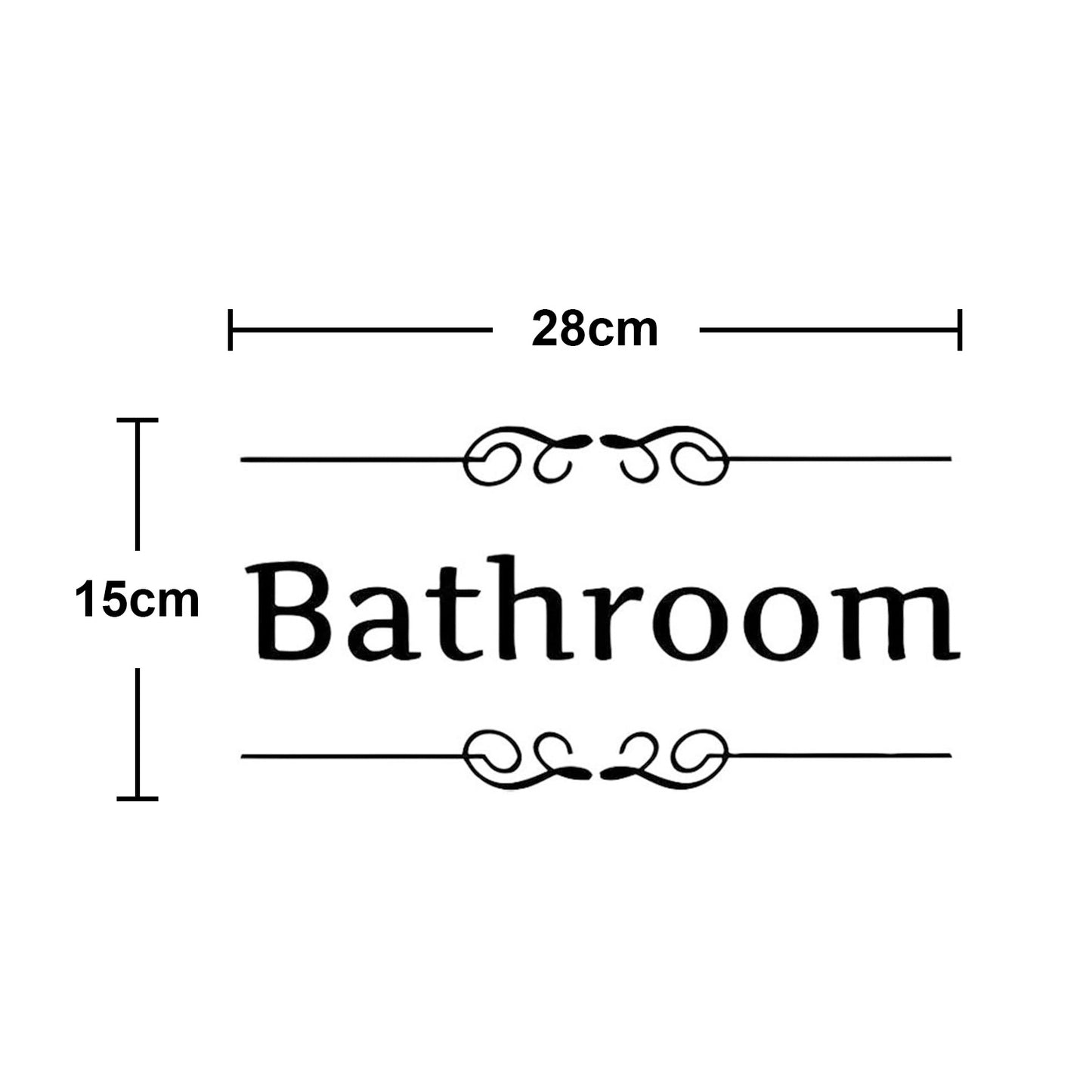 Funny Bathroom Wall Decal for Cute Bathroom Decor - Cherished Harbor Gifts