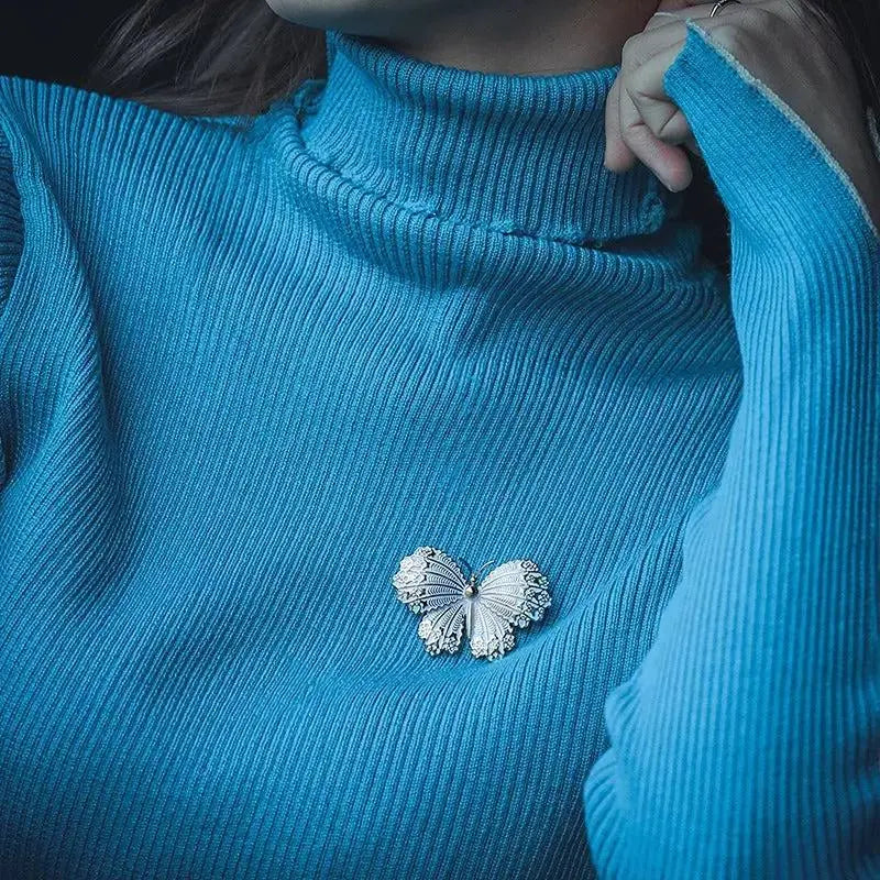 Enamel butterfly brooch jewelry by eprolo