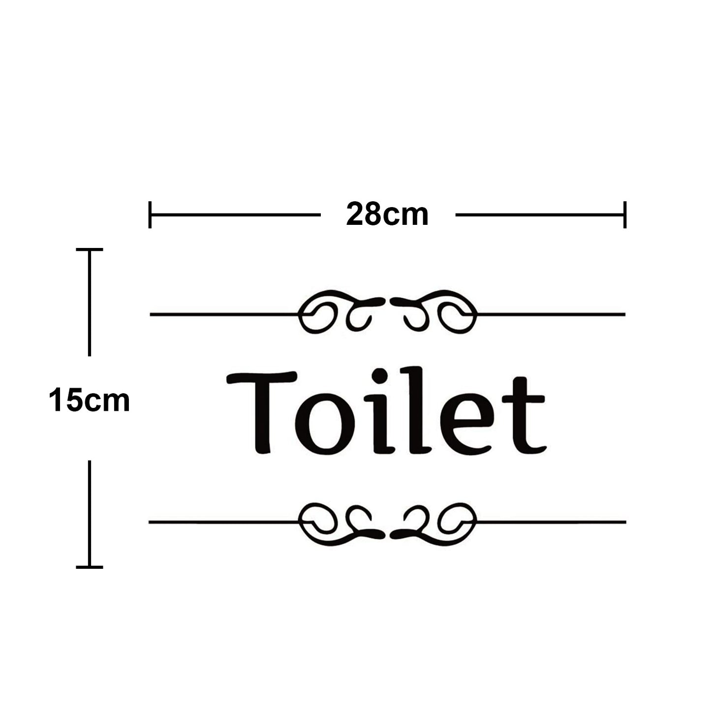 Funny Bathroom Wall Decal for Cute Bathroom Decor - Cherished Harbor Gifts