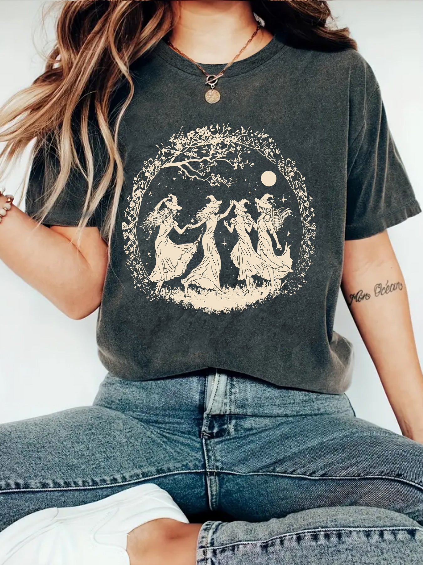 Stylish Women's Halloween T-Shirt for Autumn Fun - Cherished Harbor Gifts