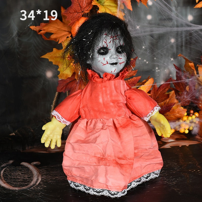 Animated Halloween Decorations Ghost Baby Doll Decoration - Cherished Harbor Gifts
