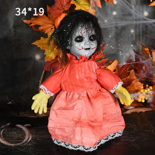 Animated Halloween Decorations Ghost Baby Doll Decoration - Cherished Harbor Gifts