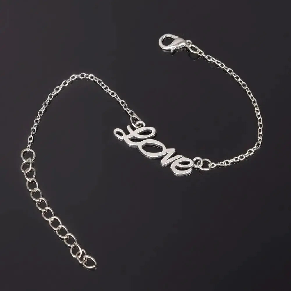 Simple Style Silver Plated Charm Bracelet Jewelry Gift Wedding Banquet by eprolo