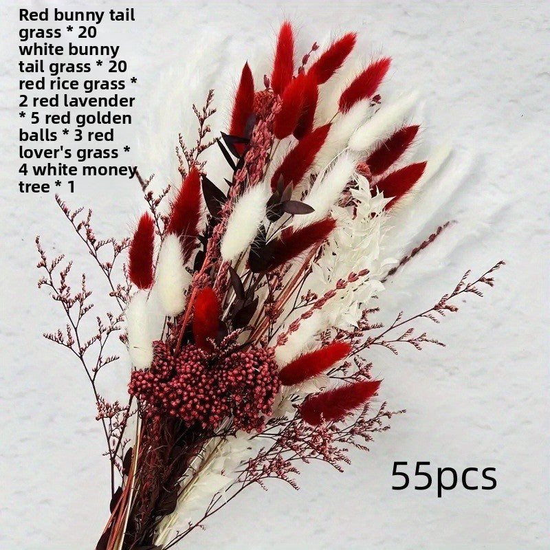 Natural Dried Flower Bouquet for Home and Wedding Decor - Cherished Harbor Gifts