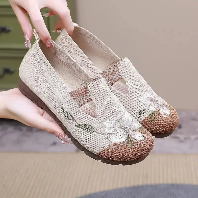 Women's Breathable Slip-Ons for Casual Summer Walking by TED
