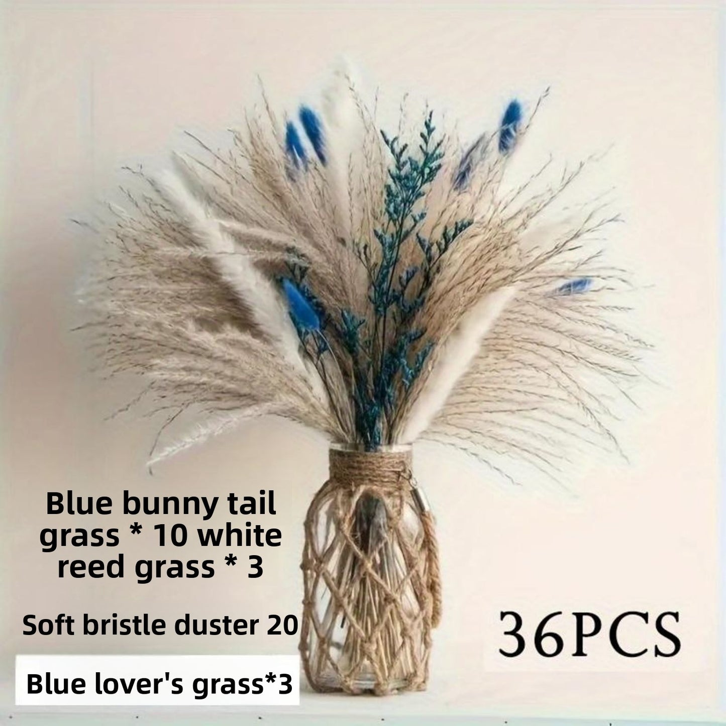Natural Dried Flower Bouquet for Home and Wedding Decor - Cherished Harbor Gifts