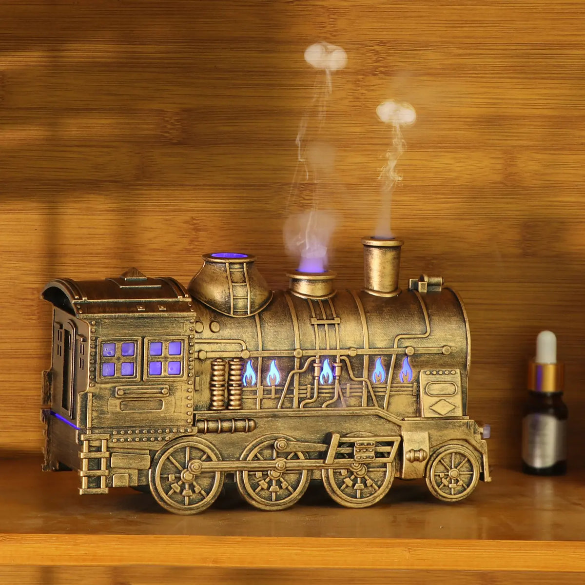 Colorful Train Ring Spinning Aroma Diffuser