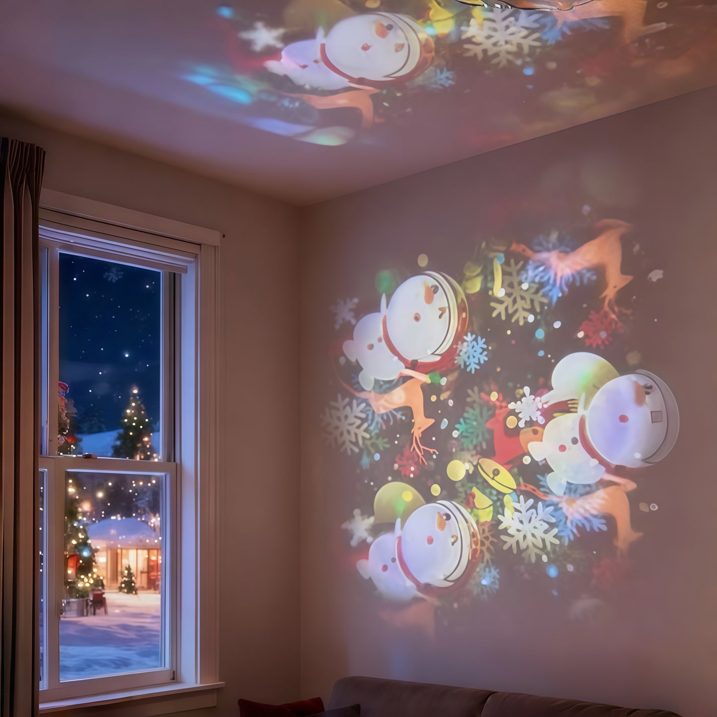 LED Christmas Projector Light for Festive Holiday Decor - Cherished Harbor Gifts