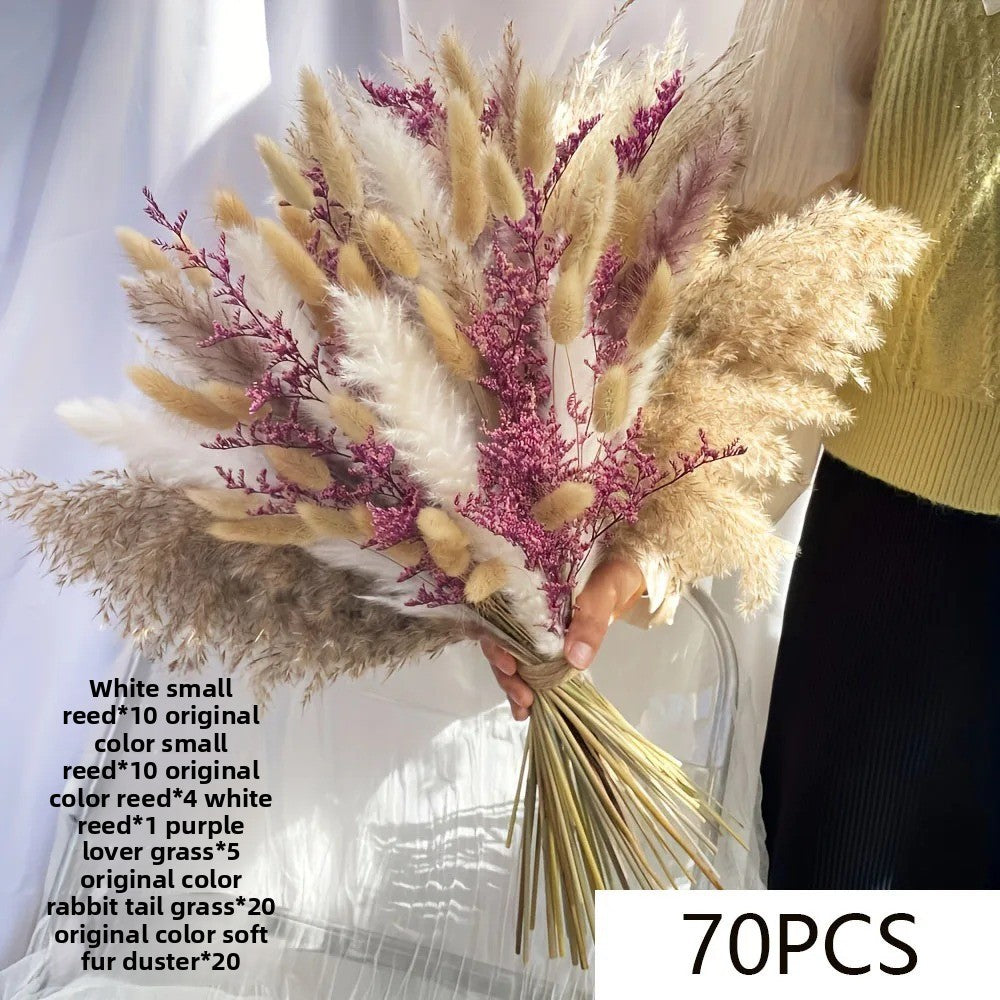 Natural Dried Flower Bouquet for Home and Wedding Decor - Cherished Harbor Gifts