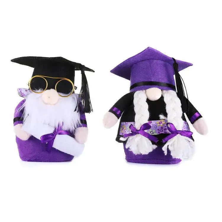New graduation season faceless old man decoration gift American wearing glasses bachelor stuffed doll dwarf by eprolo