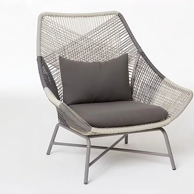 Modern Outdoor Rattan Lounge Chair