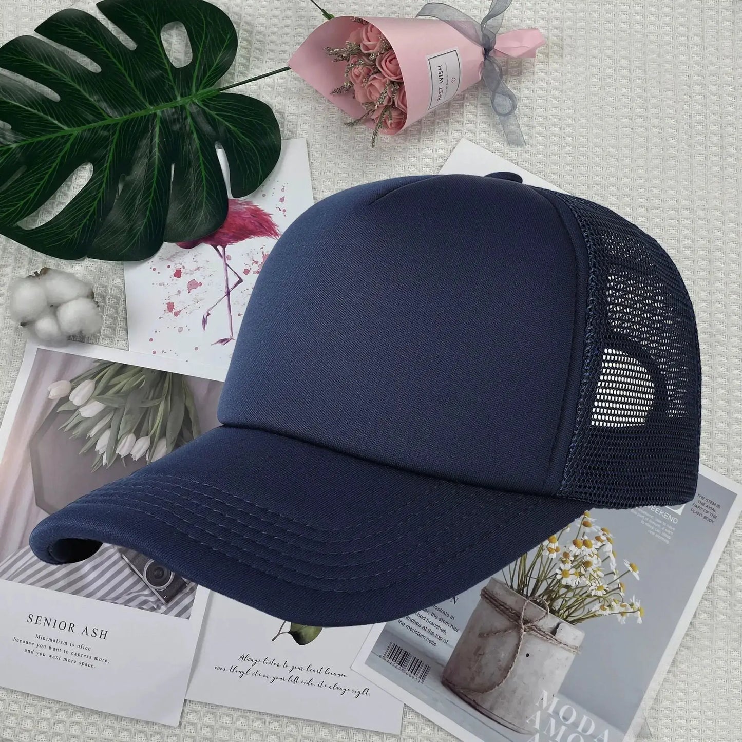 Personalized Breathable Mesh Sun Hat | Custom Embroidered Unisex Outdoor Cap by TED