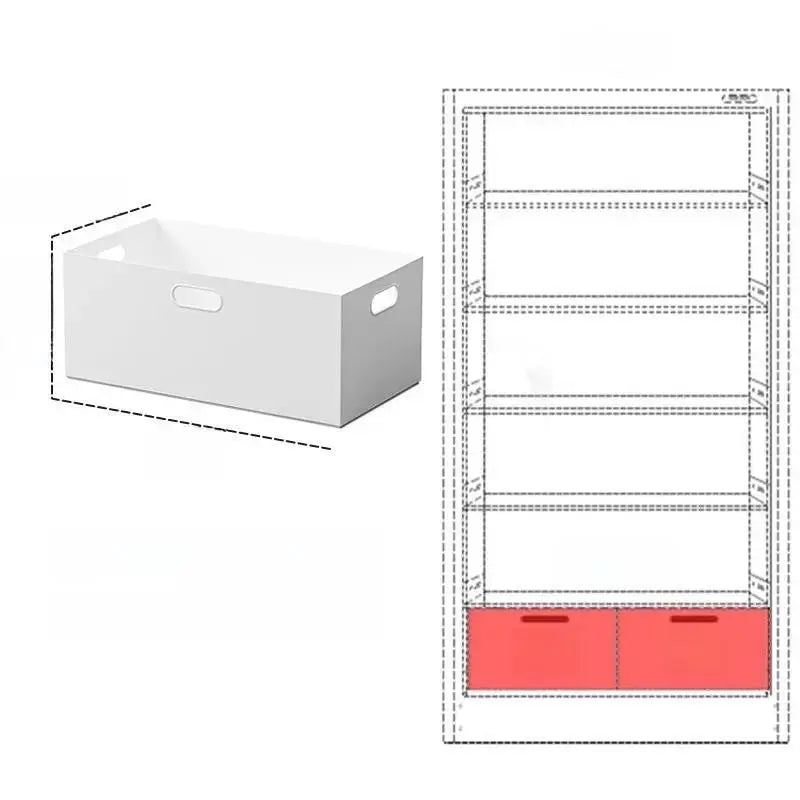 Stackable Plastic Storage Box with Lid | 12L Modular Home Organizer by TED