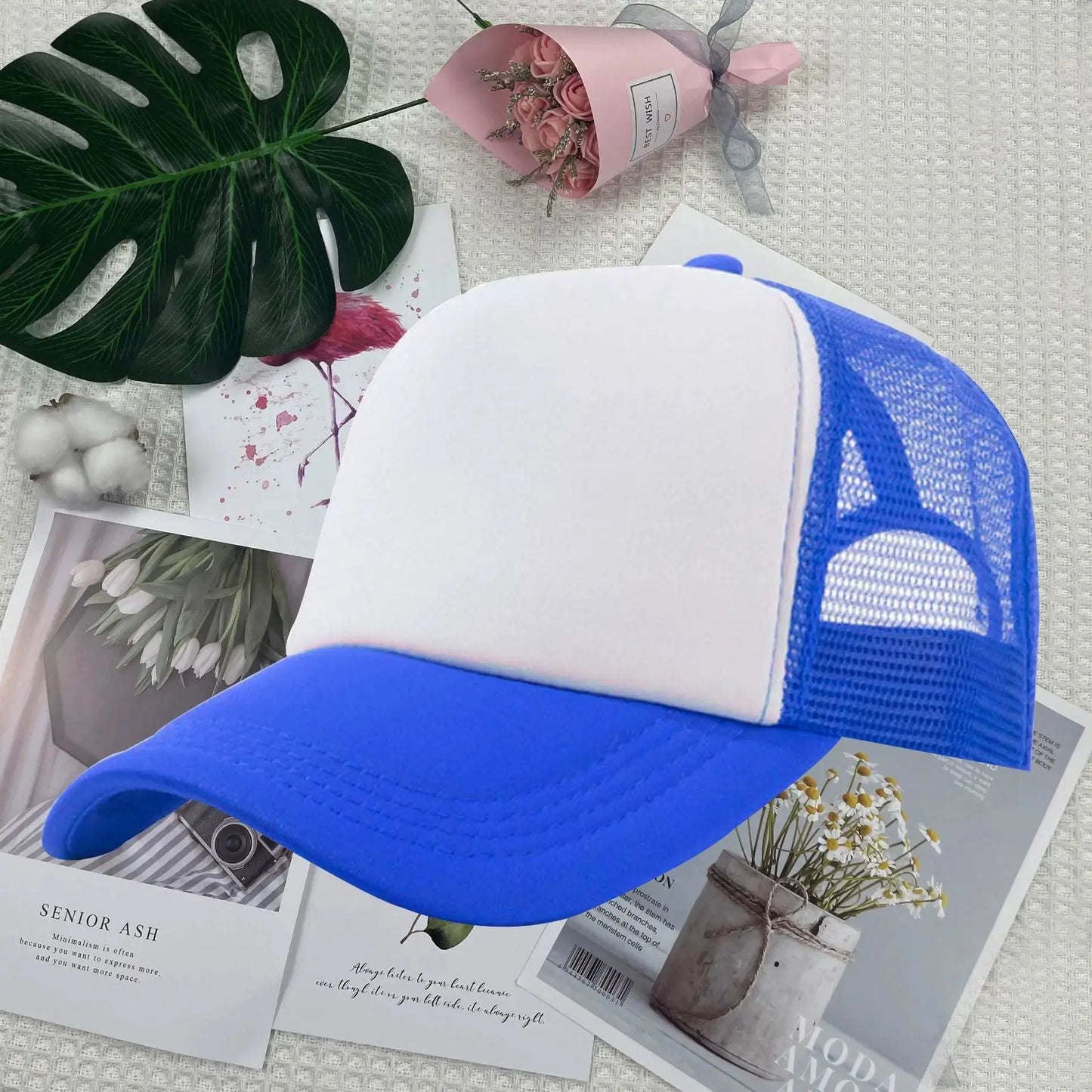 Personalized Breathable Mesh Sun Hat | Custom Embroidered Unisex Outdoor Cap by TED