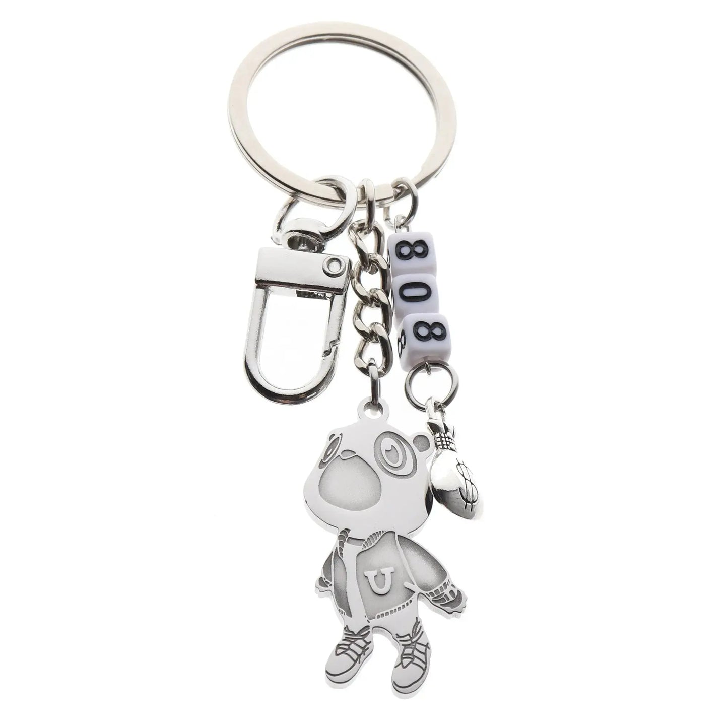 Graduation Keychain Gift - Stainless Steel Bear Accessory by TED