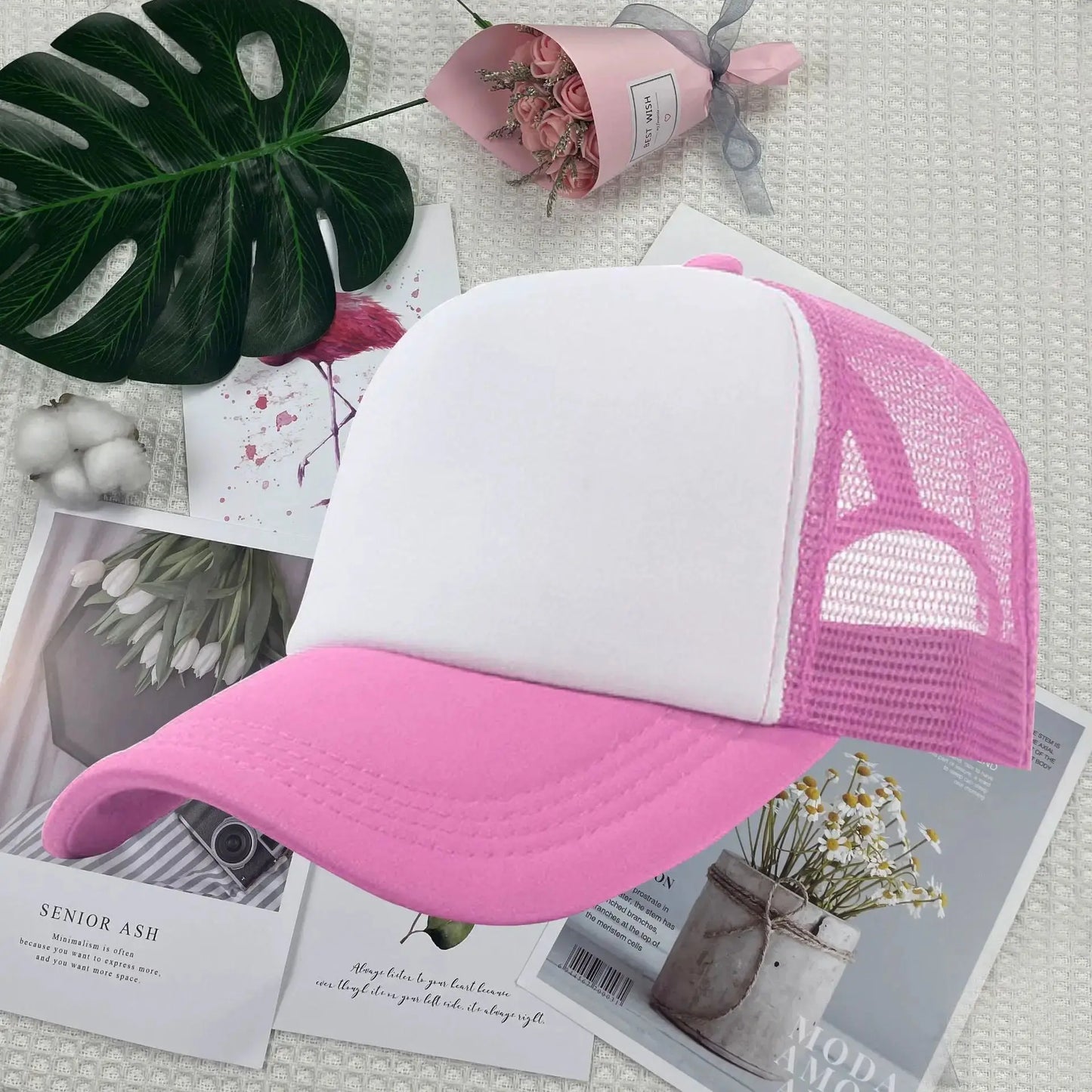 Personalized Breathable Mesh Sun Hat | Custom Embroidered Unisex Outdoor Cap by TED