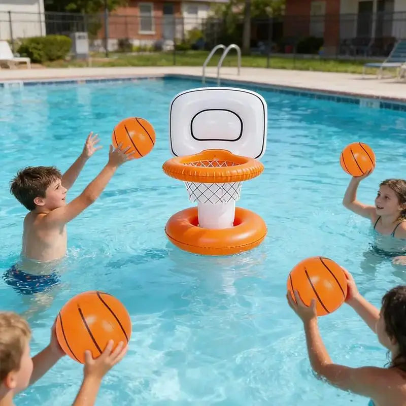 Inflatable Pool Basketball Hoop for Kids | Summer Water Game by EPR