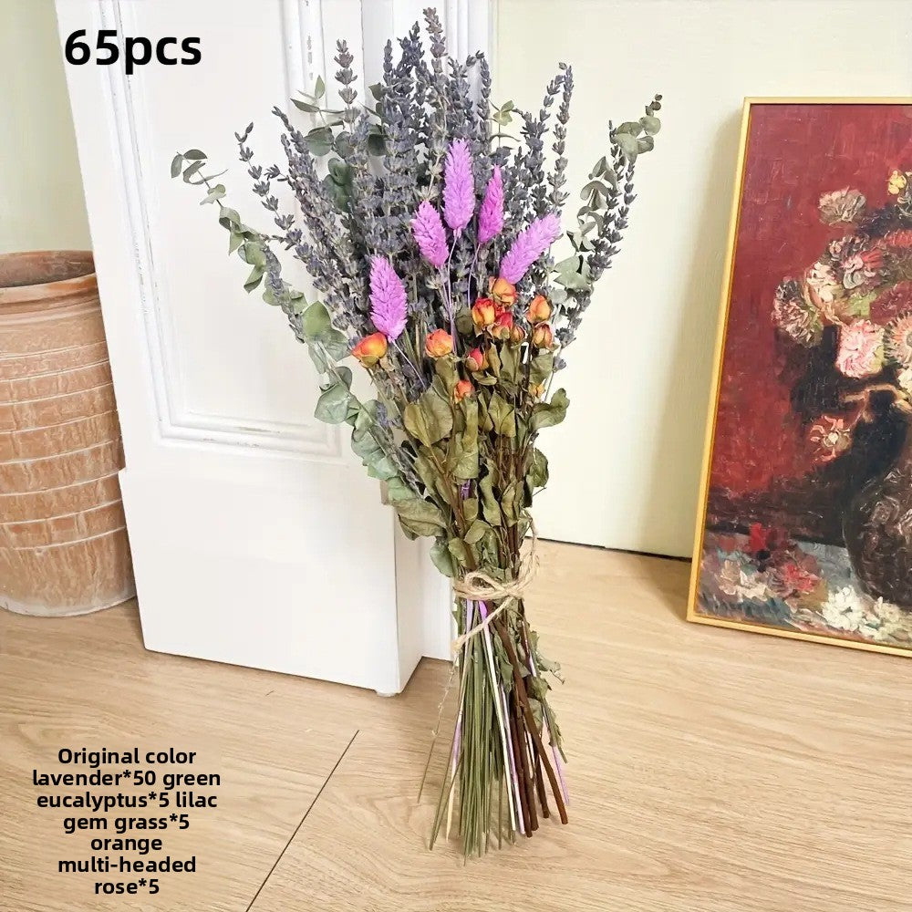 Natural Dried Flower Bouquet for Home and Wedding Decor - Cherished Harbor Gifts