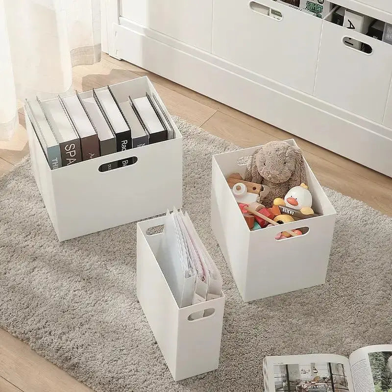 Stackable Plastic Storage Box with Lid | 12L Modular Home Organizer by TED