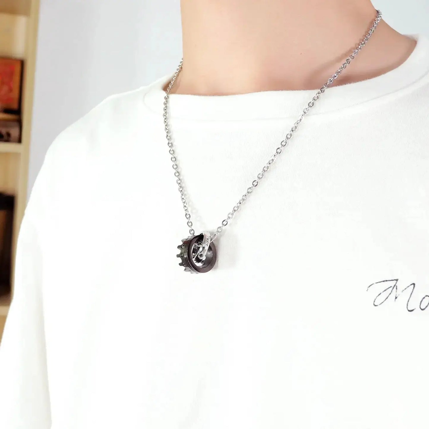 Couples Crown Necklace with Diamond Crown Pendant Gift - Cherished Harbor Gifts