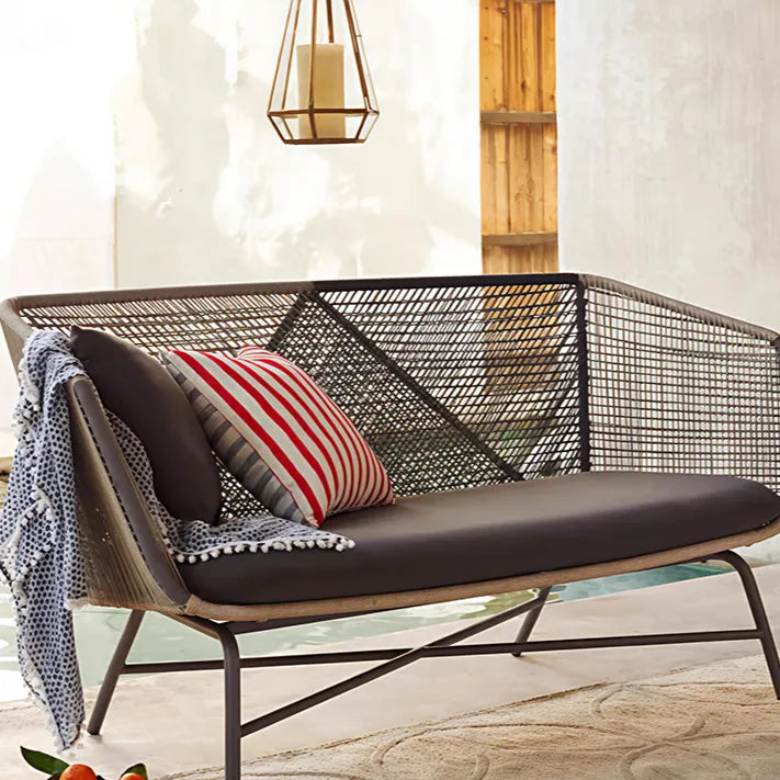 Modern Outdoor Rattan Lounge Chair
