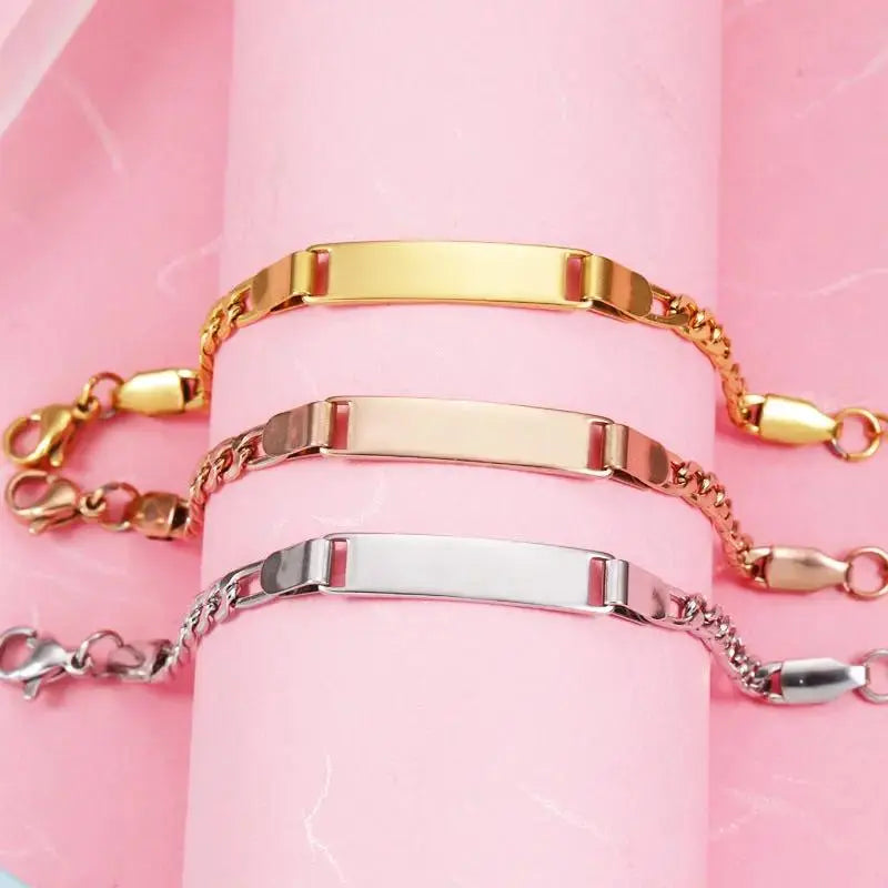 Engraved ID Bracelet Kids - Personalized Gift for Children by EPR