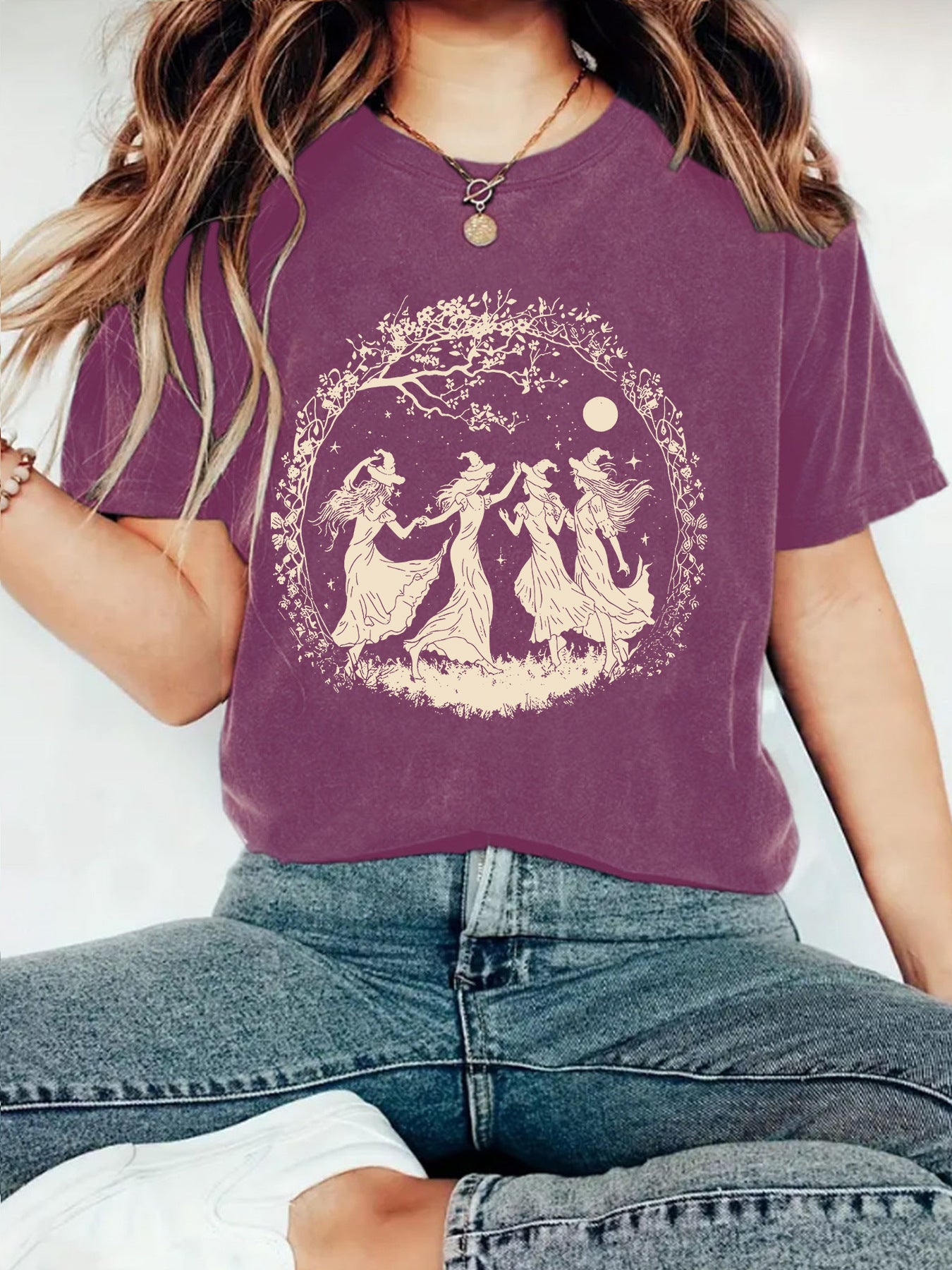 Stylish Women's Halloween T-Shirt for Autumn Fun - Cherished Harbor Gifts