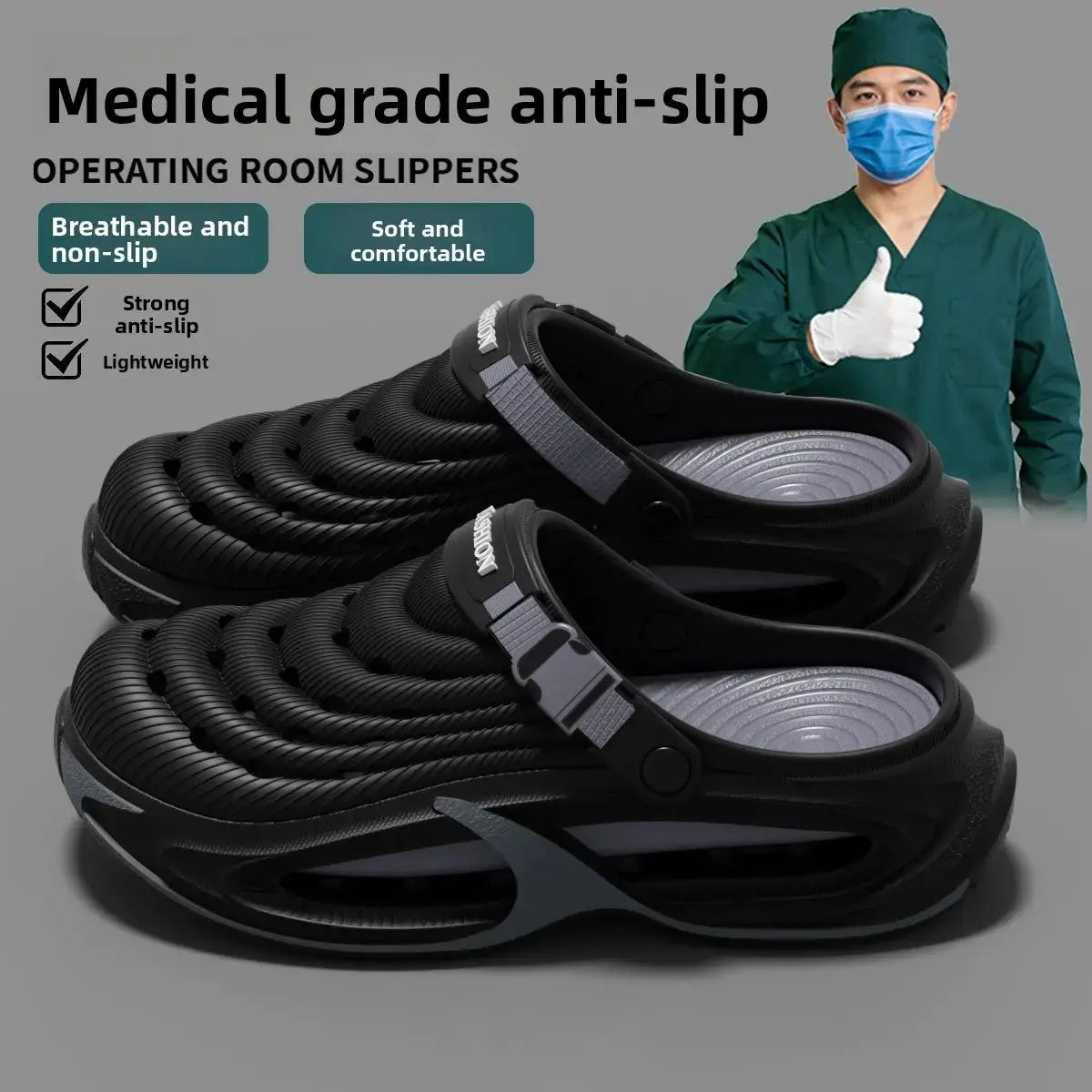 Unisex Slip-On Clogs for Beach and Casual Outdoor Use by TED