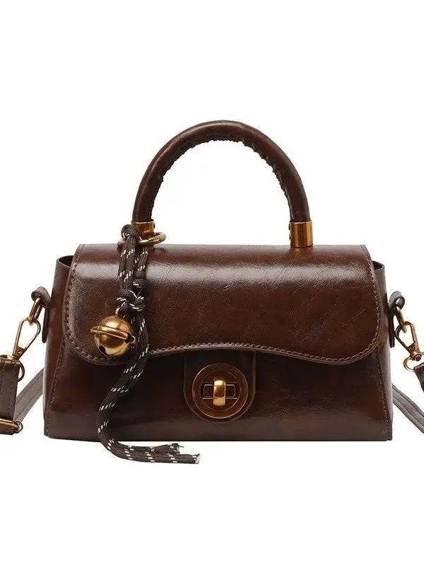 Women's Retro Crossbody Bag | PU Leather Shoulder Purse with Adjustable Strap by TED