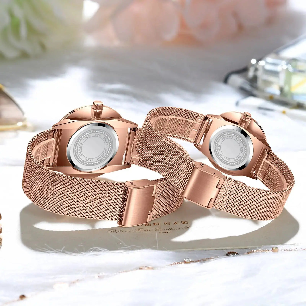 Stylish Couples Quartz Watch - Slim Minimalist Design by TED