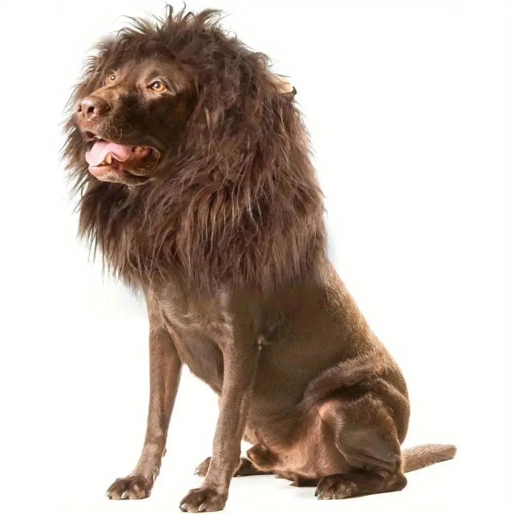Lion Costume for Pets - Adjustable Wig with Ears by TED