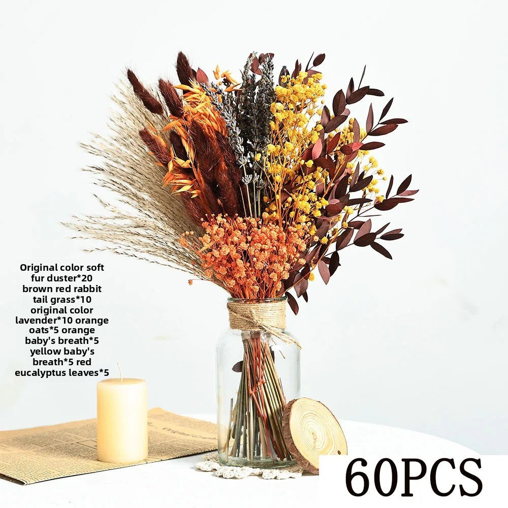 Natural Dried Flower Bouquet for Home and Wedding Decor - Cherished Harbor Gifts