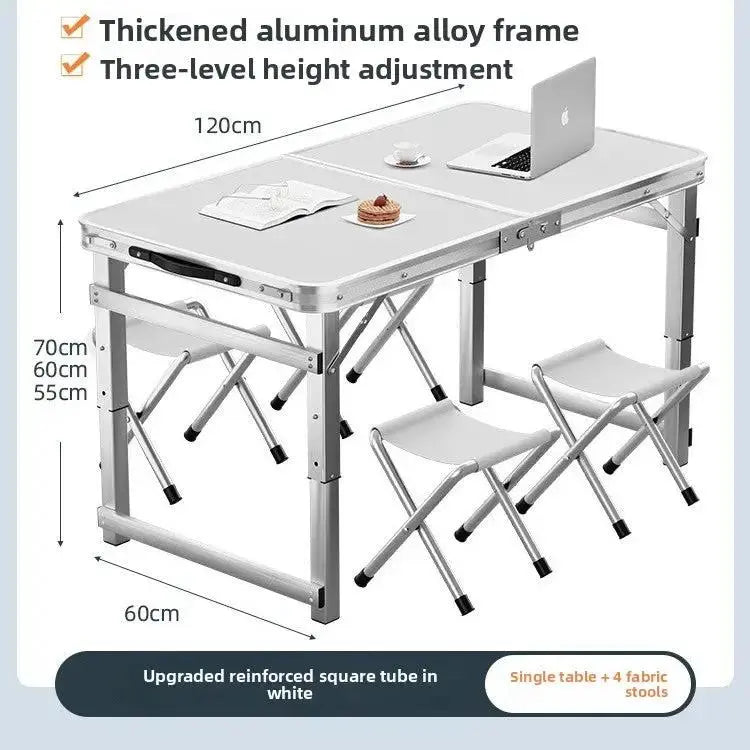 Small folding dining table and chairs by TED