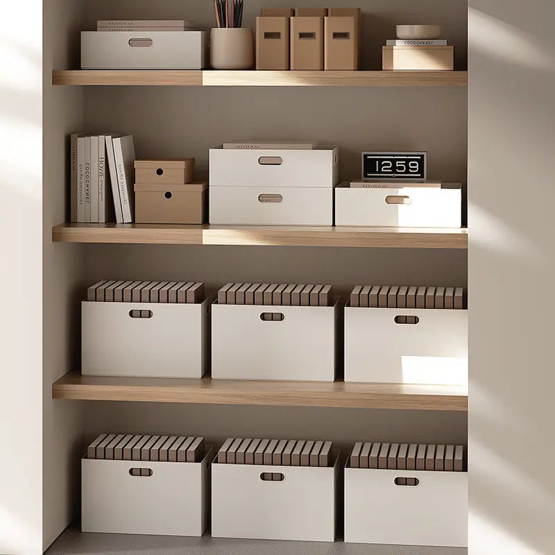 Stackable Plastic Storage Box with Lid | 12L Modular Home Organizer by TED