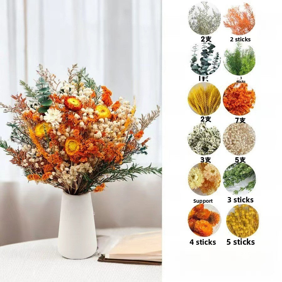 Natural Dried Flower Bouquet for Home and Wedding Decor - Cherished Harbor Gifts